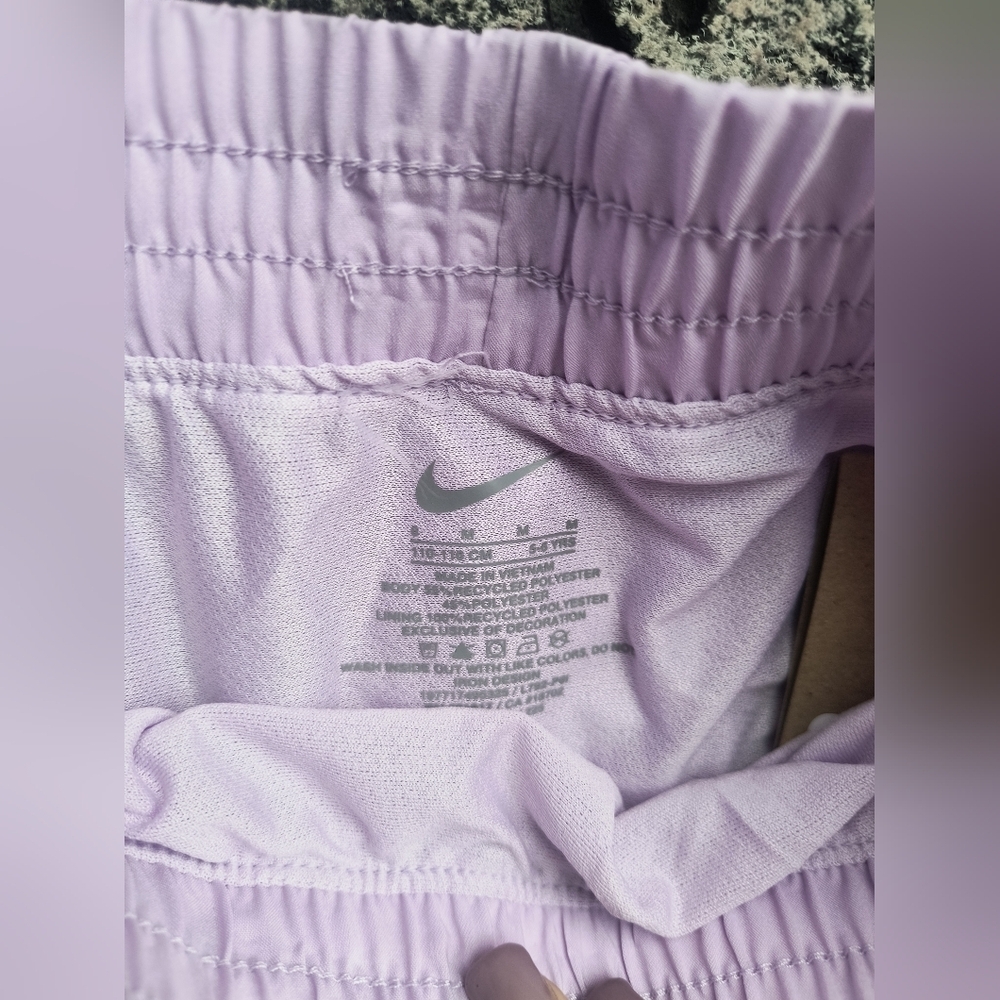 NWT Nike Little Girls Dri Fit One Woven Shorts Purple Size 6 - Picture 7 of 7